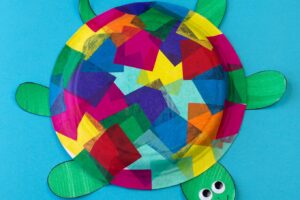 Paper Plate Turtle Craft Idea 1